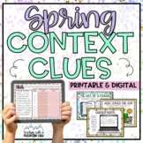Spring Context Clues Activity