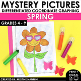 Spring Coordinate Graphing Mystery Pictures | End of the Y
