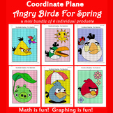 Spring Coordinate Plane Graphing Picture: Angry Birds For 