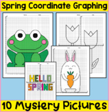 Spring Coordinate Graphing Pictures - Easter Coordinate Graphing 