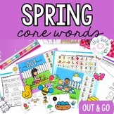 Spring Core Word Vocabulary Activities for Speech Therapy 