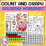 Spring Count & Graph Shapes Math Worksheets