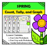 Kindergarten Math - Spring - Count, Tally, & Graph
