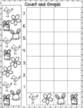 Spring Count and Graph It: Activities for Kindergarten | TpT