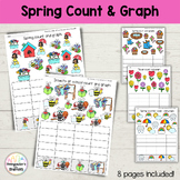 Spring Count and Graph - Preschool | PreK | Kindergarten