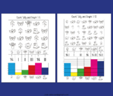 Spring Count and Graph Tally Math Activities Number 1-5 1-