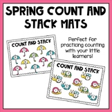Spring Count and Stack-Counting Practice, Addition/Subtract, Kinder/Prek
