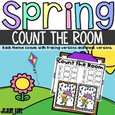 Spring Count the Room Math Activities for Kindergarten and