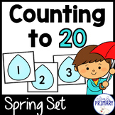 Spring Counting to 20, Kindergarten Spring Math Centers, S