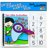 Spring Counting Adapted Book And Activities