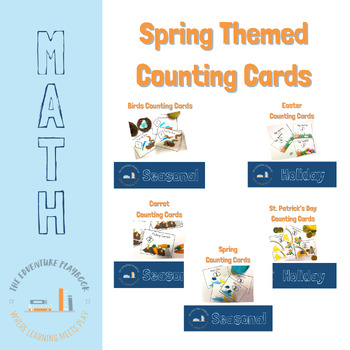 Preview of Spring Counting Cards