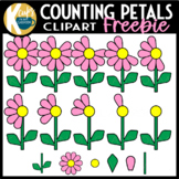 Spring Counting Clipart - Counting Flower Petals