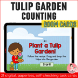 Spring Counting Math Activity Digital Task Cards with Boom Cards