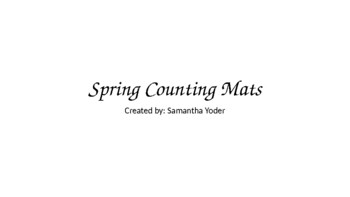 Preview of Spring Counting Mats