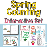 Spring Counting Practice Interactive Set - Interactive Boo