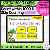 Spring Counting within 1000 & Skip Counting BOOM™ Cards | 