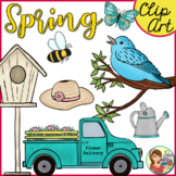 Spring Country Garden Clip Art