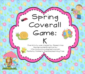 Preview of Spring Coverall: K