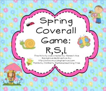Preview of Spring Coverall: R,S,L