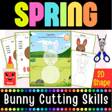 spring cutting practice | scissor skills | Bunny Craft | b