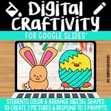 Spring Craft / Easter Writing Craftivity on Google Slides 