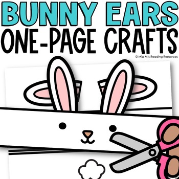 Preview of Spring Craft Bunny Ears Crown Easter Bunny Craft Spring Bunny Activities