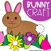 Spring Door Decoration Bunny Craft to use with Cute Spring