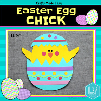 Preview of Spring Craft - Easter Egg Chick