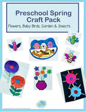 Preschool Spring Craft Pack - Flowers, Baby Birds, Garden 