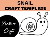 Spring Craft | Snail Craft Template | Snail Art Printable