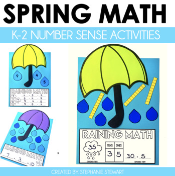Preview of Spring Craft - Spring Math - 1st & 2nd Grade Math Craft