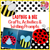 Spring Crafts - Ladybug Craft and Bee Craft