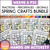 Spring Crafts Printable - Math Activities for Fractions, P