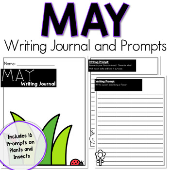 Preview of Spring Creative Writing Journal and Prompts: Insects, Plants All Genres