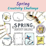 Spring Creativity Challenge - Drawing Worksheet 