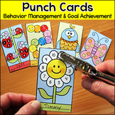 Spring Activities Behavior Punch Cards: Butterfly, Caterpi