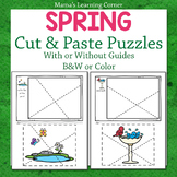 Spring Cut and Paste Puzzles