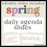 Spring Daily Agenda Slides