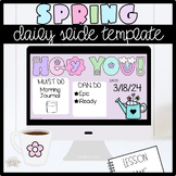 Spring Daily Slide Template