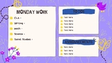 Spring Daily Slides Template