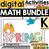 Spring Day Math for Google Slides ™ for Kindergarten  DIST