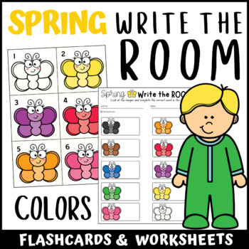 Preview of Spring: Day Write the Room/ Colors