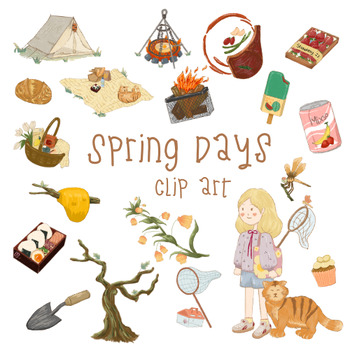 Preview of Spring Days - Clip art  20 item