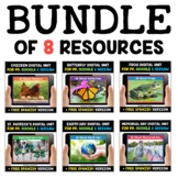 Spring Digital Activities for Google and Seesaw Bundle + F