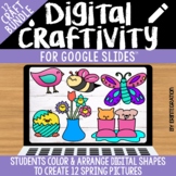 Spring Digital Craft / Craftivity on Google Slides for Dis