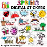 Spring Digital Stickers for Google and Seesaw Student Digi