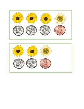 Preview of Spring Dimes and Pennies Counting