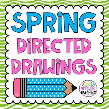 Preview of Spring Directed Drawing Activities