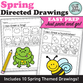 Spring Directed Drawing Pages