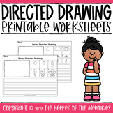Spring Directed Drawing and Writing Printable Worksheets